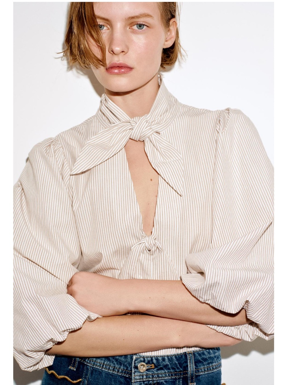 Zara Stripe Blouse